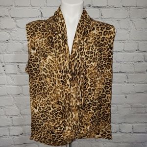 Jennifer Lopez Cheetah Print top